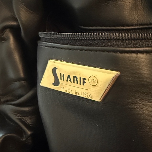 Sharif Vintage Made in the USA Elegant Genuine Leather Patchwork Crossbody 🔥🔥🔥 - Picture 8 of 16